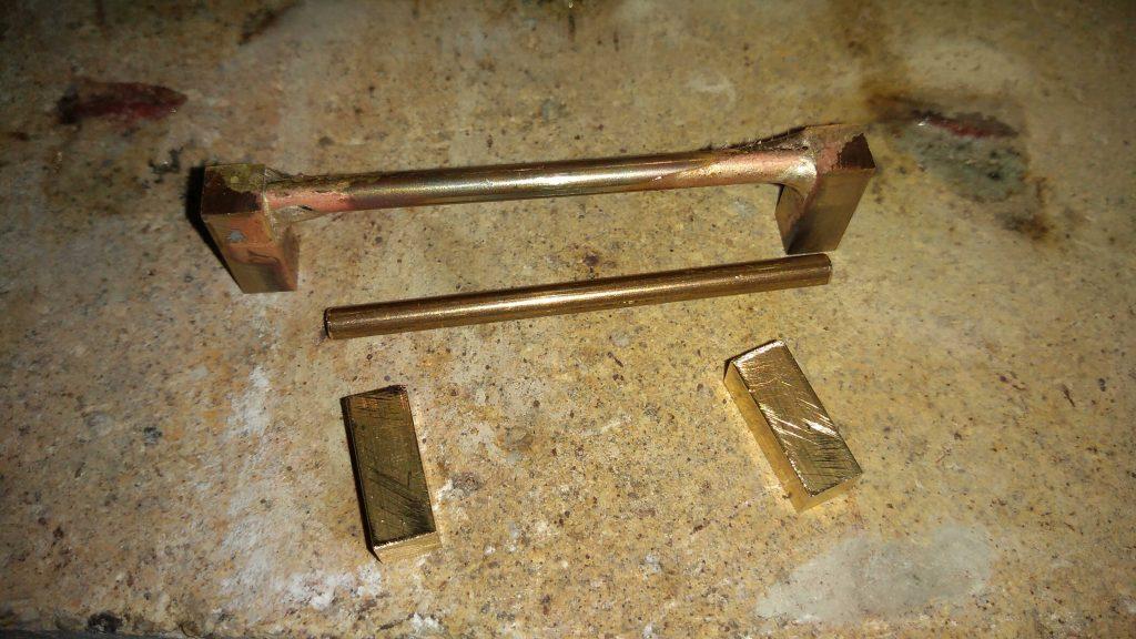 soldered with silver even before grinding the components for the back side of the belt buckle to secure natural black leather belt are handcrafted in the Kostylo atelier