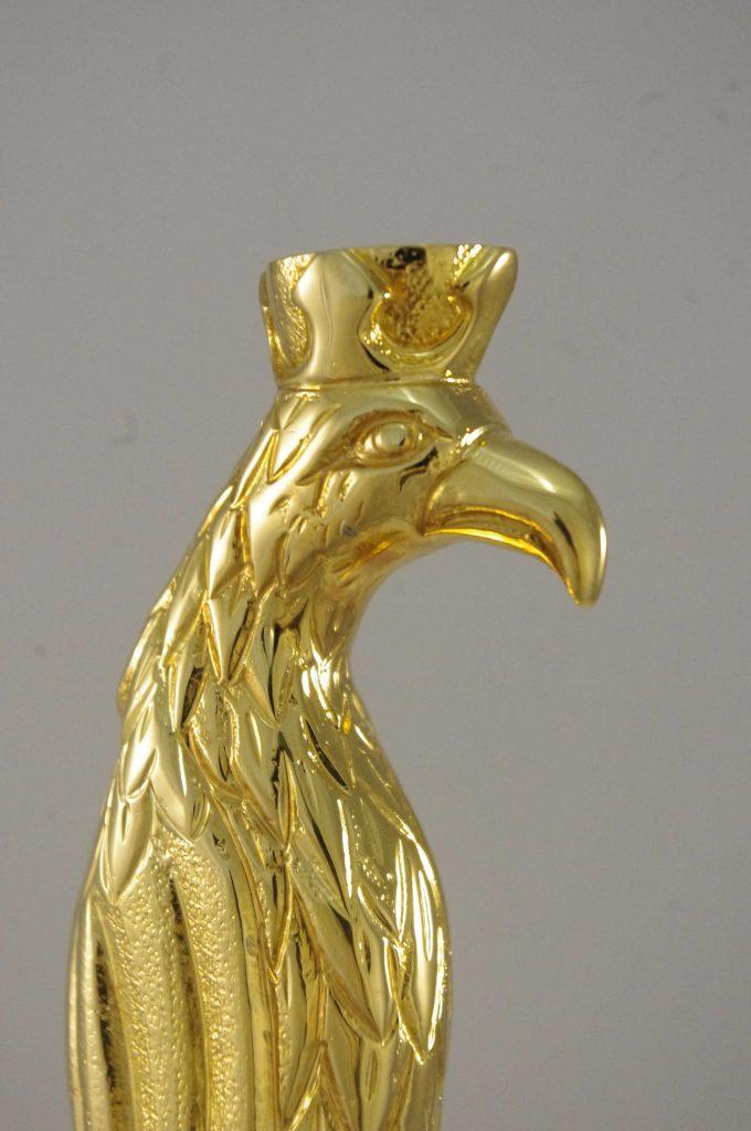 luxury_brass_goldplated_opener_letter_knife_by_kostylo_atelier Lovely gold-plated letter opener in the shape of an eagle in a crown by Kostylo atelier