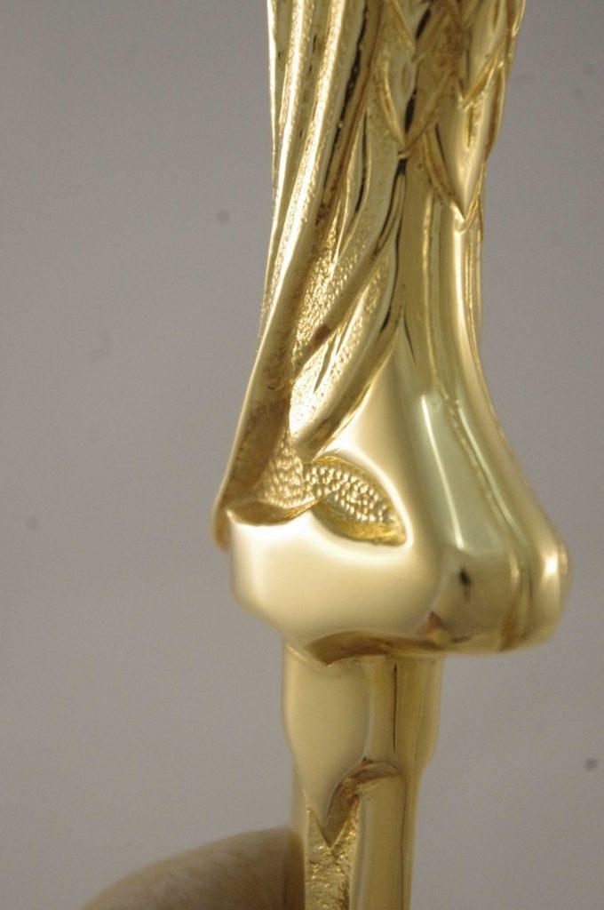 luxury_letter_opener_eagles_by_kostylo_atelier Handcrafted gold-plated letter opener with an eagle head in a crown by kostylo atelier